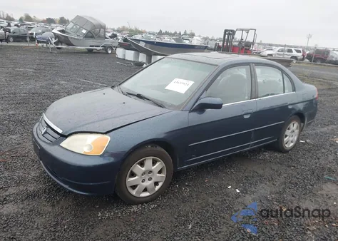 2002 Honda Civic Ex from USA, damaged, VIN 2HGES26732H600298